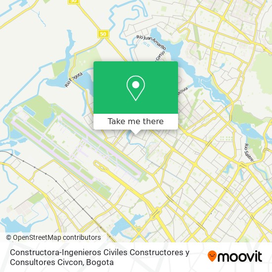 Constructora-Ingenieros Civiles Constructores y Consultores Civcon map