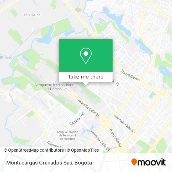 Montacargas Granados Sas map