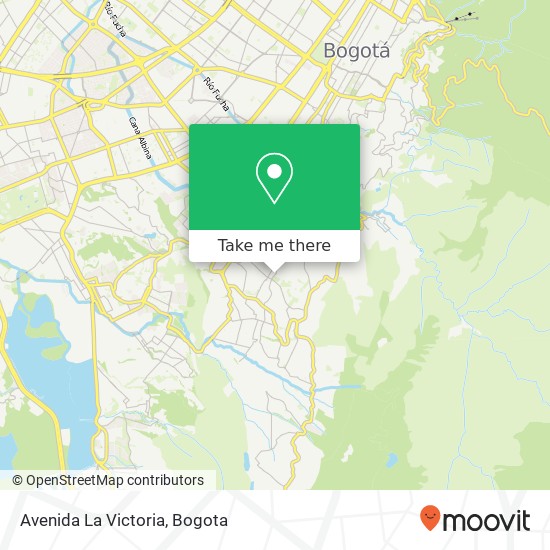 Avenida La Victoria map