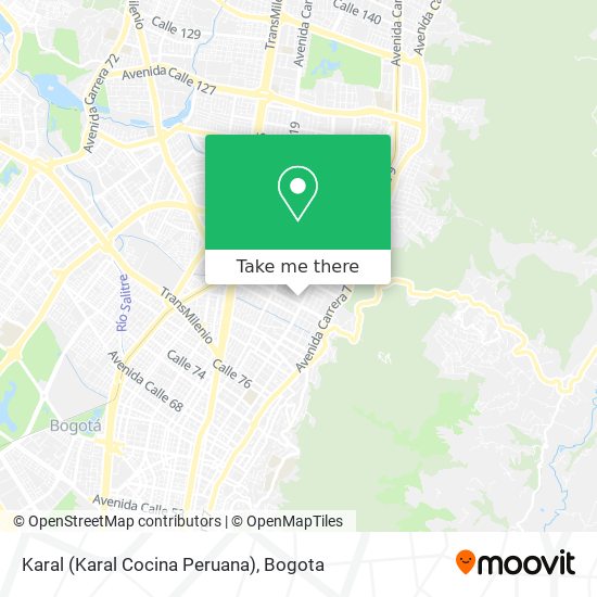 Karal (Karal Cocina Peruana) map