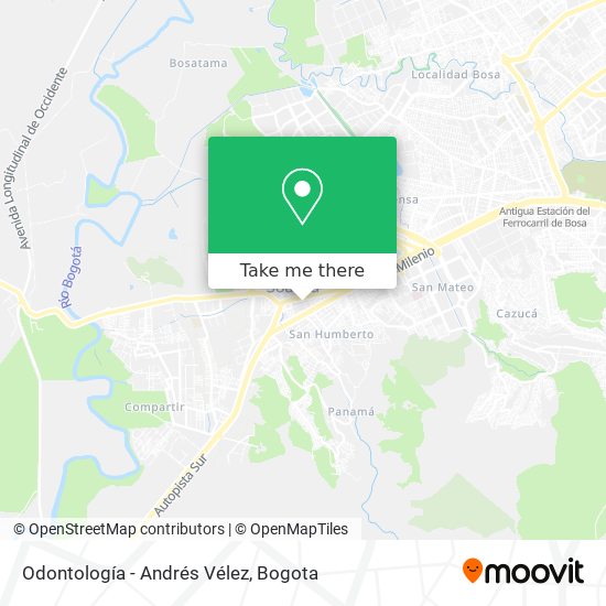 Odontología - Andrés Vélez map