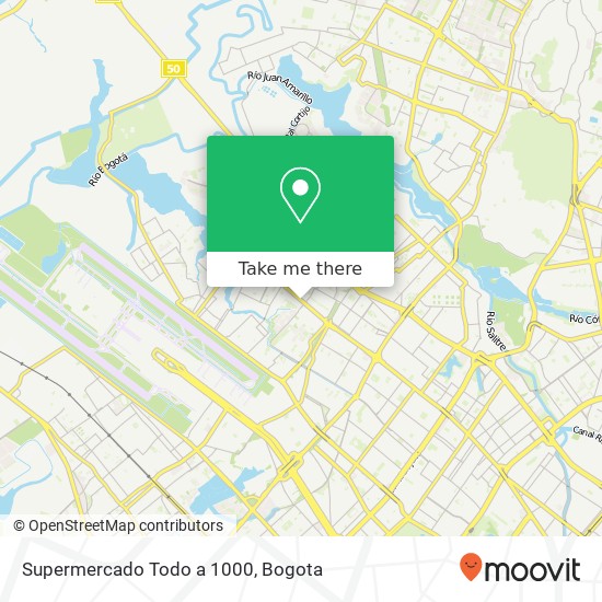 Mapa de Supermercado Todo a 1000