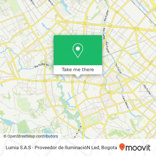 Lumia S.A.S - Proveedor de IluminacióN Led map
