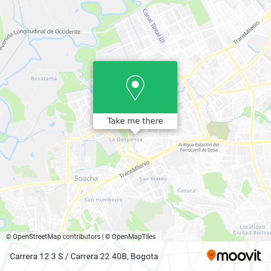 Carrera 12 3 S / Carrera 22 40B map
