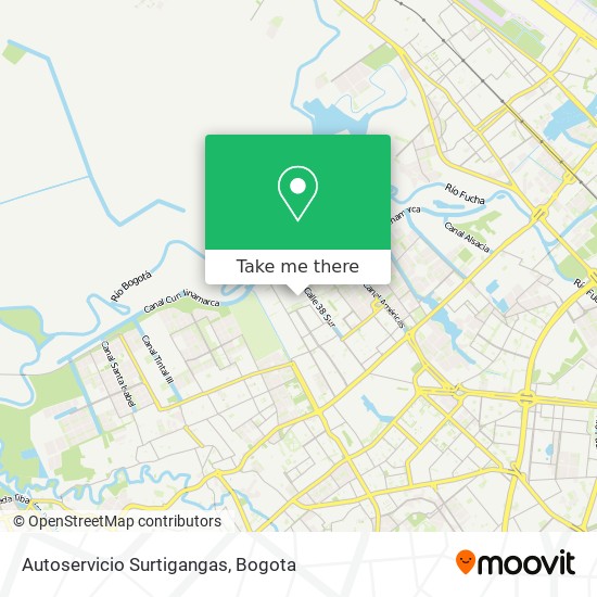 Mapa de Autoservicio Surtigangas