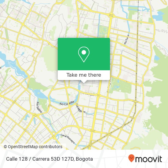 Calle 128 / Carrera 53D 127D map