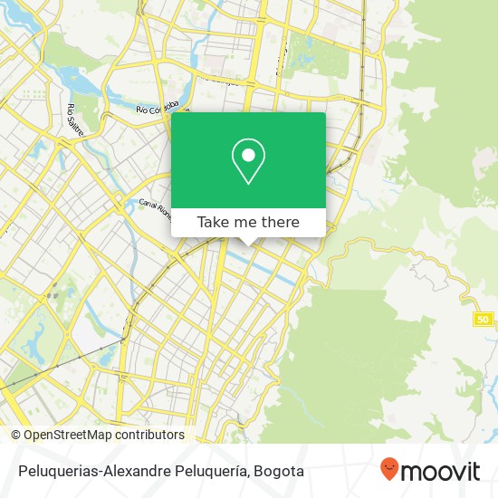 Peluquerias-Alexandre Peluquería map