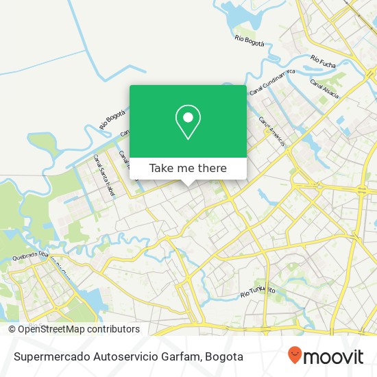 Supermercado Autoservicio Garfam map