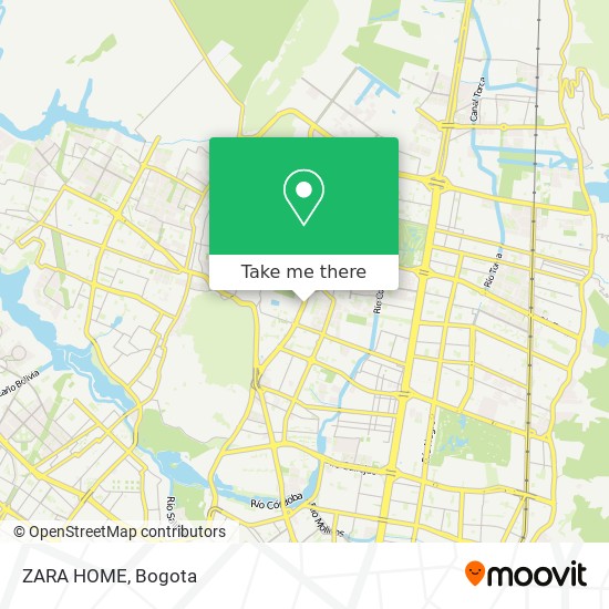 ZARA HOME map