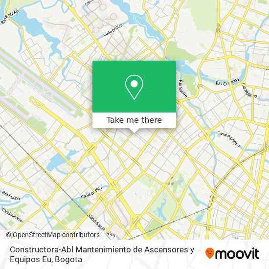 Constructora-Abl Mantenimiento de Ascensores y Equipos Eu map