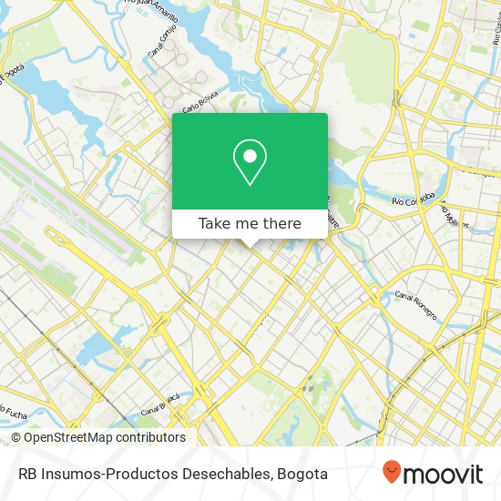 RB Insumos-Productos Desechables map