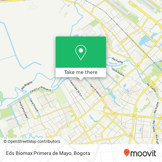 Eds Biomax Primera de Mayo map