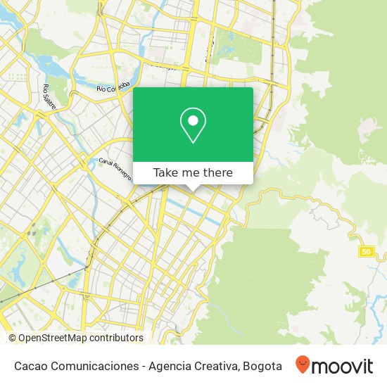 Cacao Comunicaciones - Agencia Creativa map