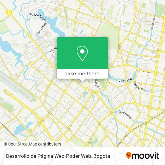 Mapa de Desarrollo de Página Web-Poder Web