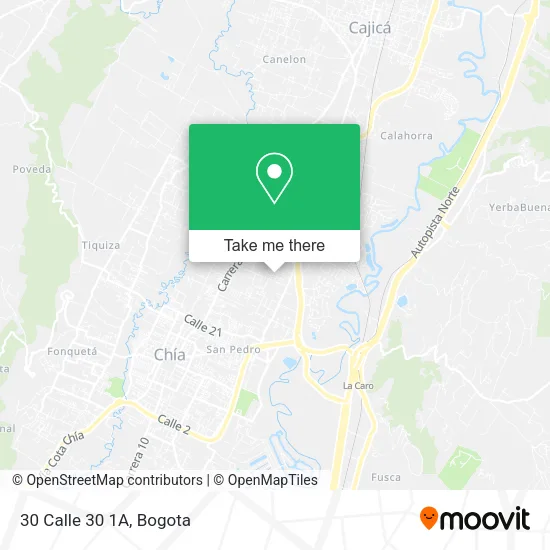 30 Calle 30 1A map