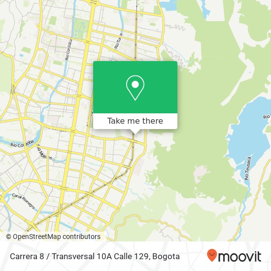 Carrera 8 / Transversal 10A Calle 129 map