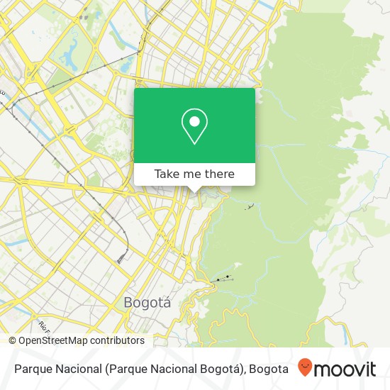 Parque Nacional (Parque Nacional Bogotá) map