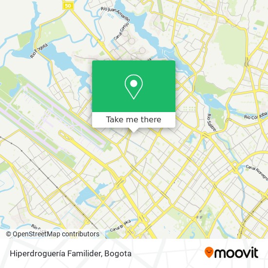 Hiperdroguería Familider map