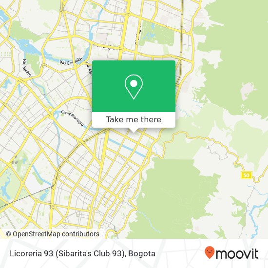 Mapa de Licoreria 93 (Sibarita's Club 93)