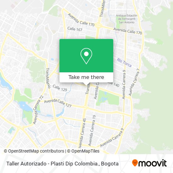 Taller Autorizado - Plasti Dip Colombia. map