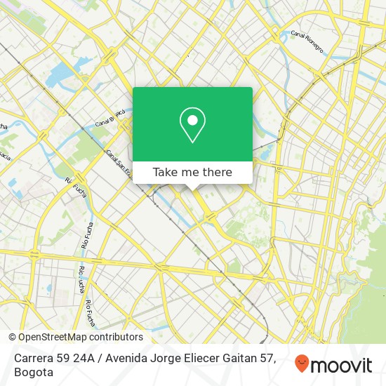 Carrera 59 24A / Avenida Jorge Eliecer Gaitan 57 map