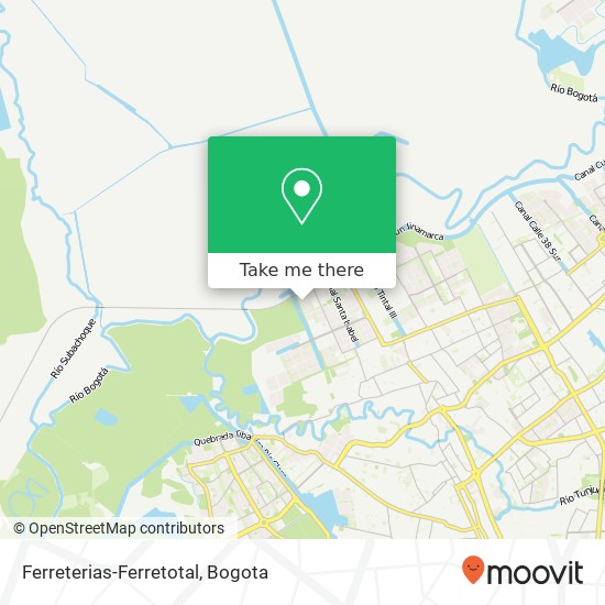 Ferreterias-Ferretotal map