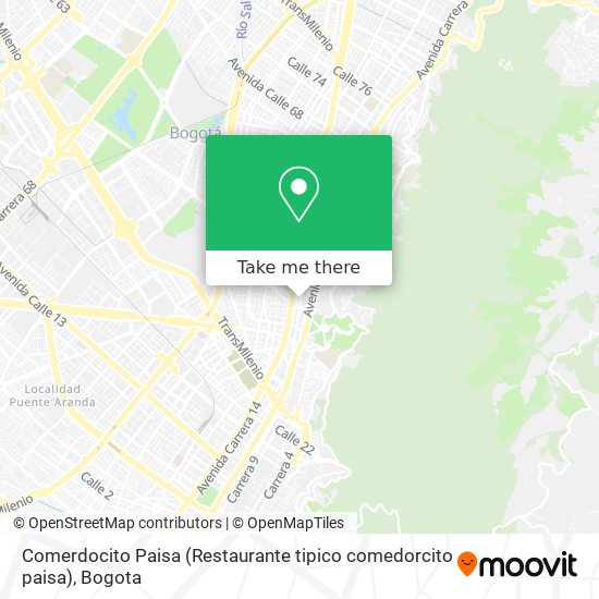 Comerdocito Paisa (Restaurante tipico comedorcito paisa) map