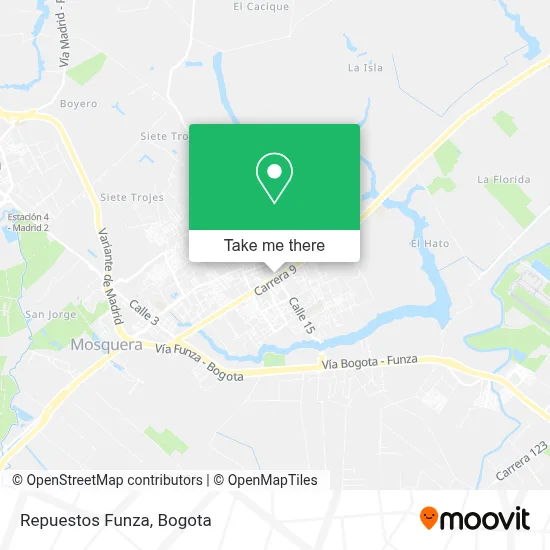 Repuestos Funza map