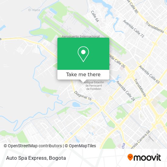 Mapa de Auto Spa Express