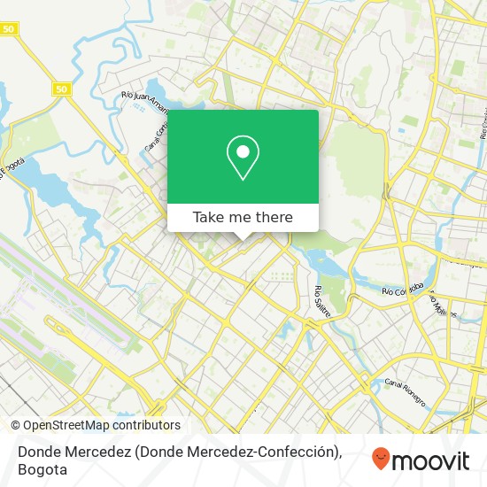 Mapa de Donde Mercedez (Donde Mercedez-Confección)