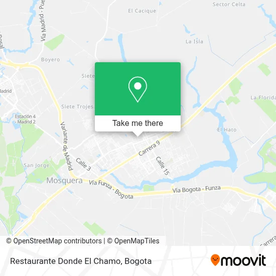 Restaurante Donde El Chamo map