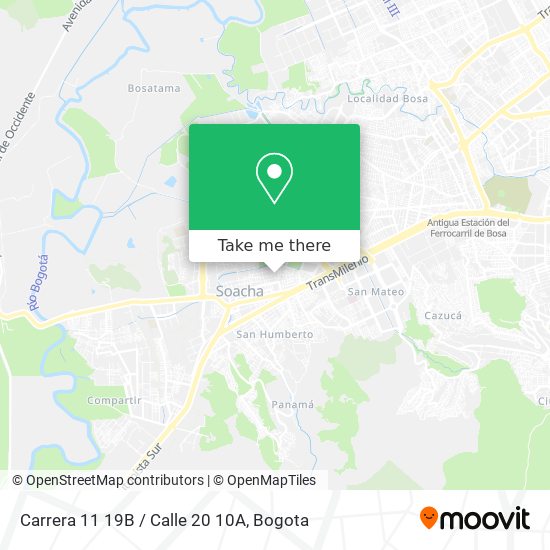 Mapa de Carrera 11 19B / Calle 20 10A