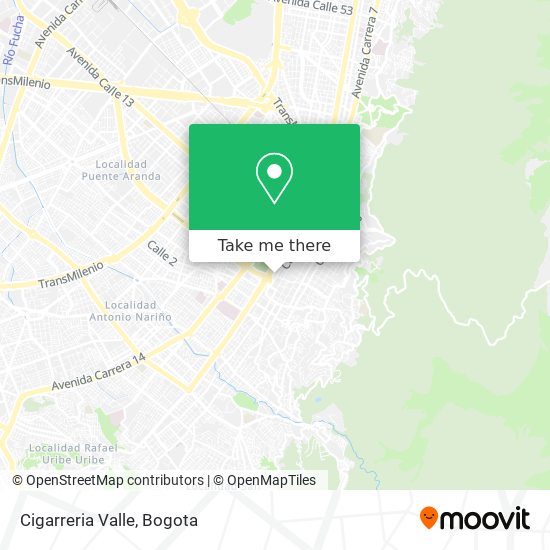 Cigarreria Valle map