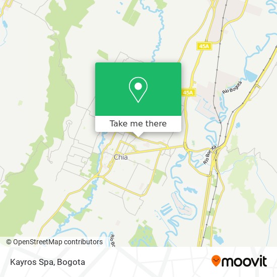 Mapa de Kayros Spa