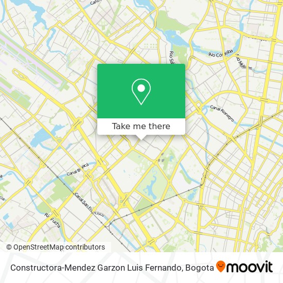 Mapa de Constructora-Mendez Garzon Luis Fernando