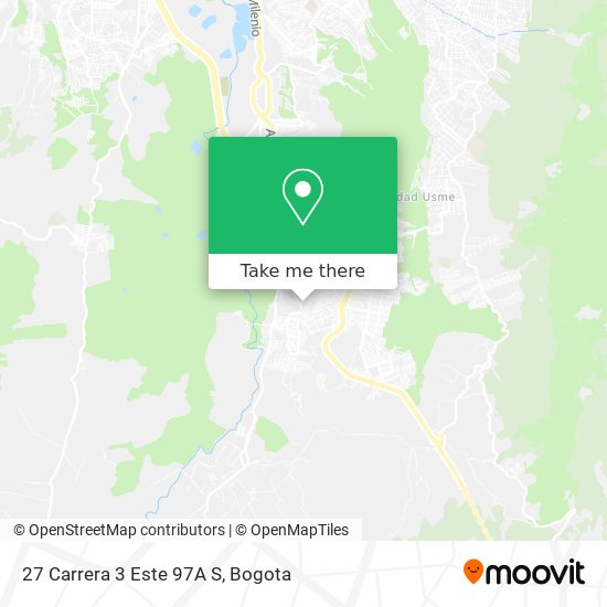 Mapa de 27 Carrera 3 Este 97A S