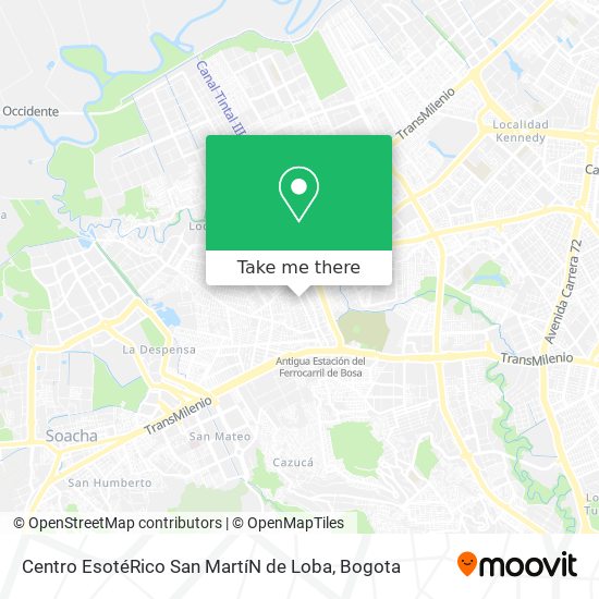Centro EsotéRico San MartíN de Loba map