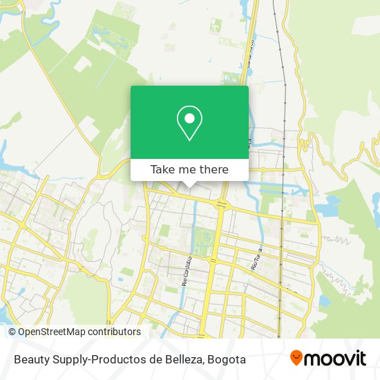 Mapa de Beauty Supply-Productos de Belleza