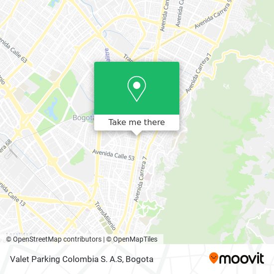 Mapa de Valet Parking Colombia S. A.S