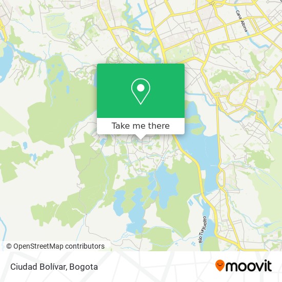 Ciudad Bolívar map