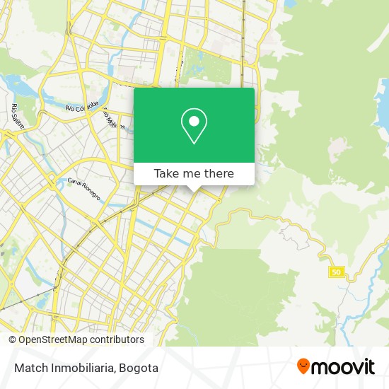 Match Inmobiliaria map