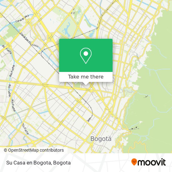 Mapa de Su Casa en Bogota