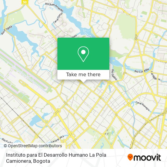 Instituto para El Desarrollo Humano La Pola Camionera map