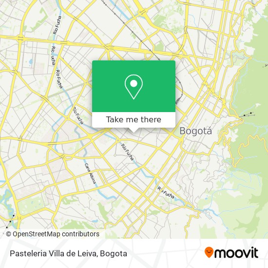 Pasteleria Villa de Leiva map