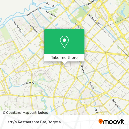 Harry's Restaurante Bar map