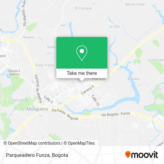 Parqueadero Funza map