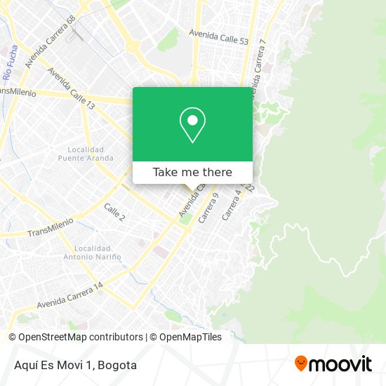 Mapa de Aquí Es Movi 1