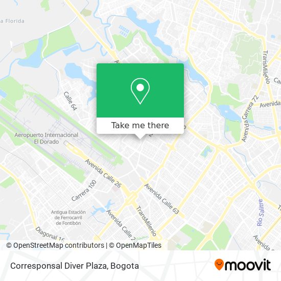 How to get to Corresponsal Diver Plaza in Bogota by SITP or Transmilenio