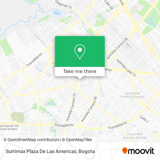 Surtimax Plaza De Las Americas map