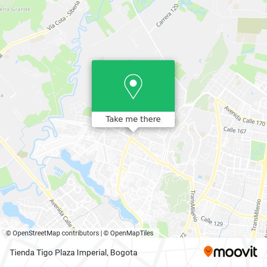 Tienda Tigo Plaza Imperial map